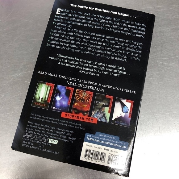 The Skinjacker Trilogy: Book 2 Everwild by: Neal Shusterman, paperback book - Picture 6 of 6